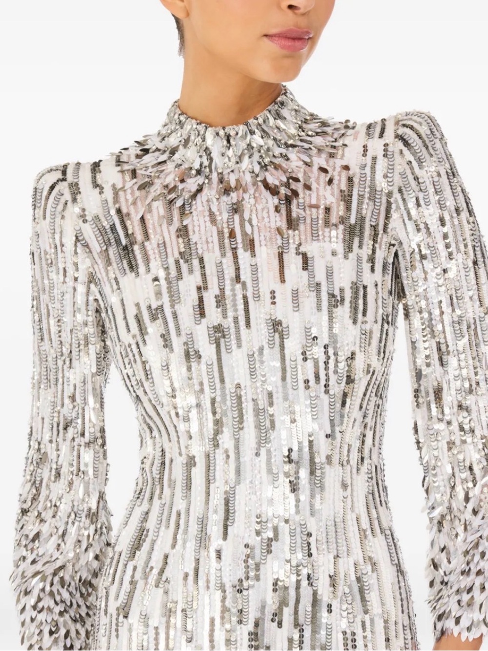 Jenny Packham sequin embellished memphis maxi dress